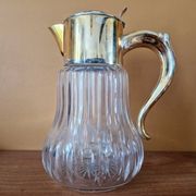 Jug for orangeade with crystal cooler, Hans Knabel, Esslingen.