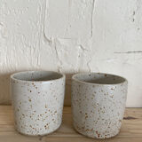 Set of 2 stoneware cups