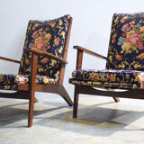 Pair of armchairs by Parker Knoll model Dutey 1960'