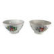 Set of 2 KG Lunéville bowls, street lamp model, early 20th century