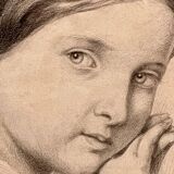 Portrait dessin ancien