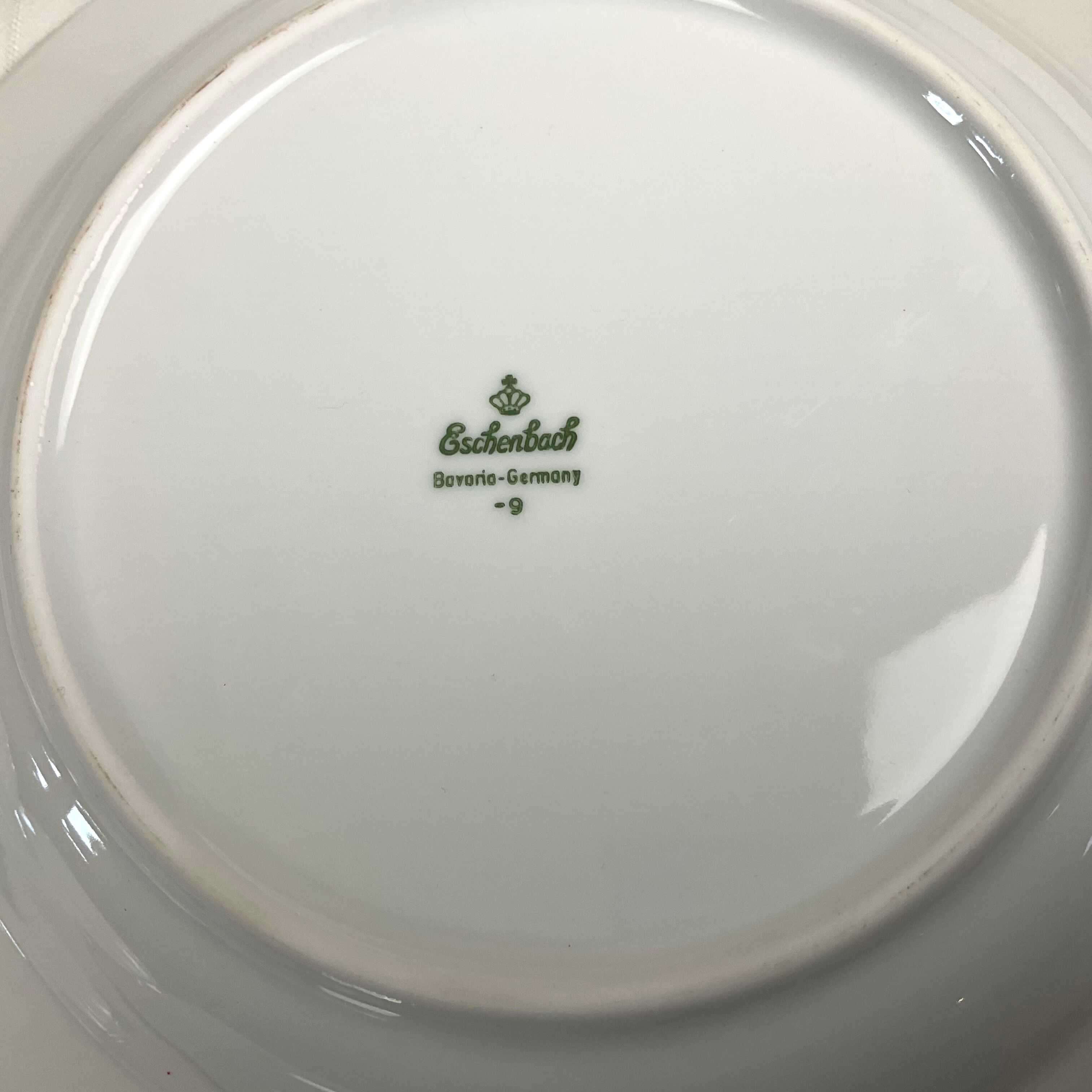 Plates with forget-me-nots decoration Eschenbach Bavaria Germany
