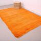 Tapis marocain vintage orange 174 x 255 cm - Tapis en laine berbère - Tapis fait main