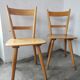Set de 8 chaises bistrot vintage 1960