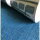 Aqua Blue Hemp Vintage Tablecloth