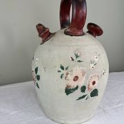 Gargoulette en grès décoré
