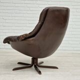 1970s, Vintage Danish leather armchair by H.W.Klein, original condition.