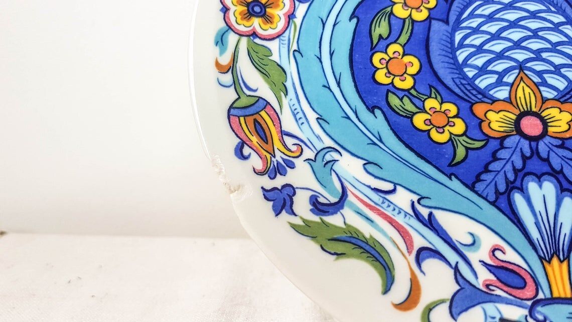 Villeroy -Boch "Izmir" model dessert plate from 1973