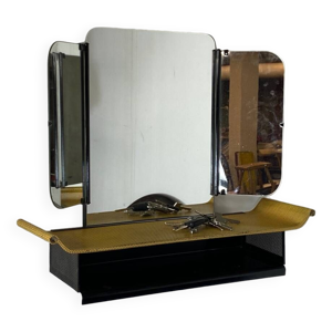 Miroir mural tri-pliant - moderniste