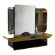 Mid-Century Modernist Tri-Fold Vanity Wall Mirror 1950s