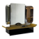 Mid-Century Modernist Tri-Fold Vanity Wall Mirror 1950s