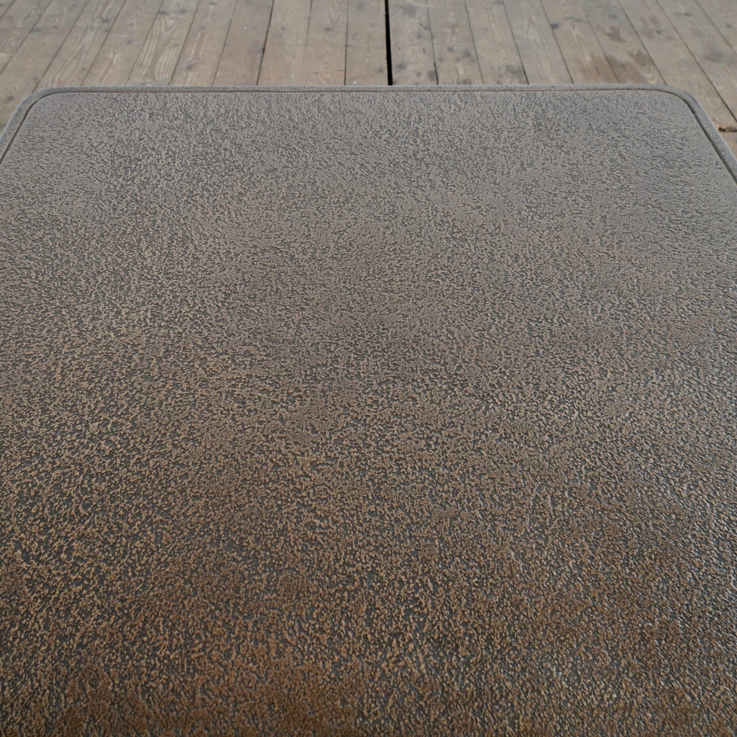 Faux bronze coffee table