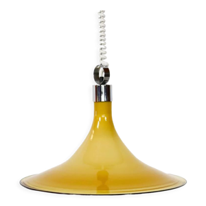 Suspension trompette en verre du