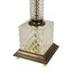 Vintage Classic Glass Table Lamp – Massive – 1980s