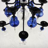 Lustre en verre, Erik Höglund, Boda Glasbruk & Smide, Suède, 1970