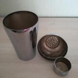 Shaker en métal argenté