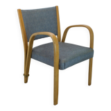 Bridge Bow Wood armchair for Steiner, 1950