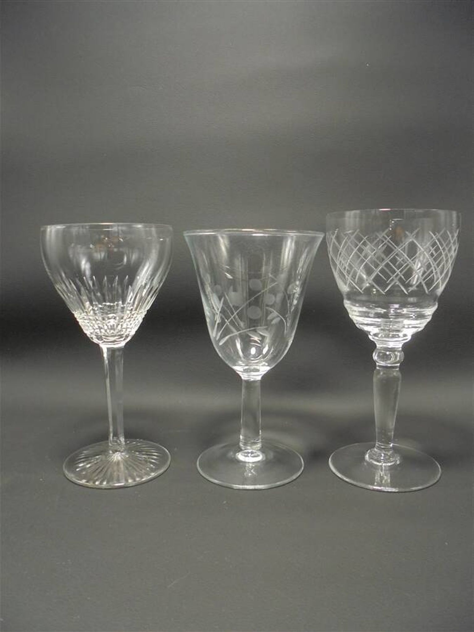 Set of 6 small glasses