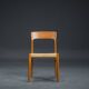 Danish Teak Dining Chair with Wicker by Henning Kjaernulf for Koruo Stolefabrik, 1960s