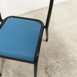 Pair of restored Jean Pauchard Tolix chairs 1960
