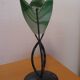 Large metal and glass tealight holder