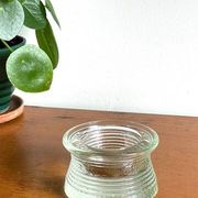 Vintage glass paperweight tray