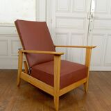 System armchair, Morris Art Deco chaise longue, France c. 1940