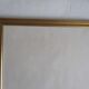 Vintage gilded wood frame for 241 x 302 mm subject