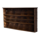 Rustic vernacular wall shelf, France, 19th century