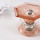 Lampe verreries roses art déco