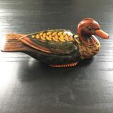 Lacquered wood duck box