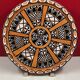 Large trivet or pie dish 20th century Yvon Roy 27 cm