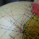 Globe terrestre Taride vintage des années 1940 - 37cm