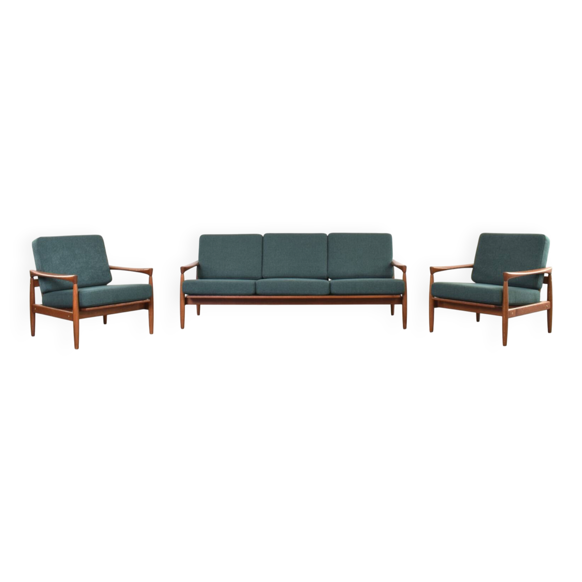 Mid-Century Kolding Living Room Set by Erik Wørts for IKEA, Set of 3