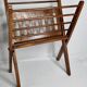 Cees Braakman folding magazine rack small model, 1960s Scandinavian design.