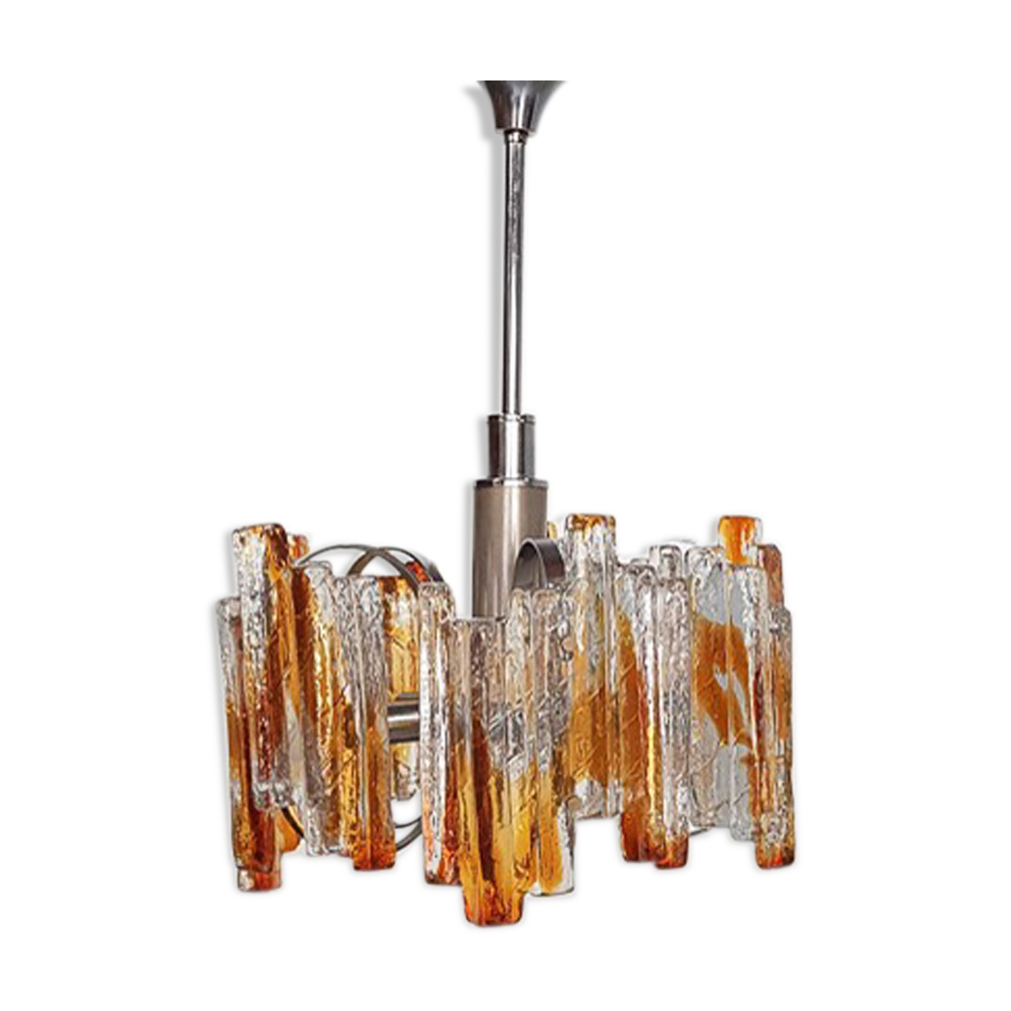 Murano glass chandelier by Carlo Nason for AV Mazzega, Italy 1970