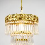 Chandelier by Zeleznobrodske Sklo, Czechoslovakia, 1970s