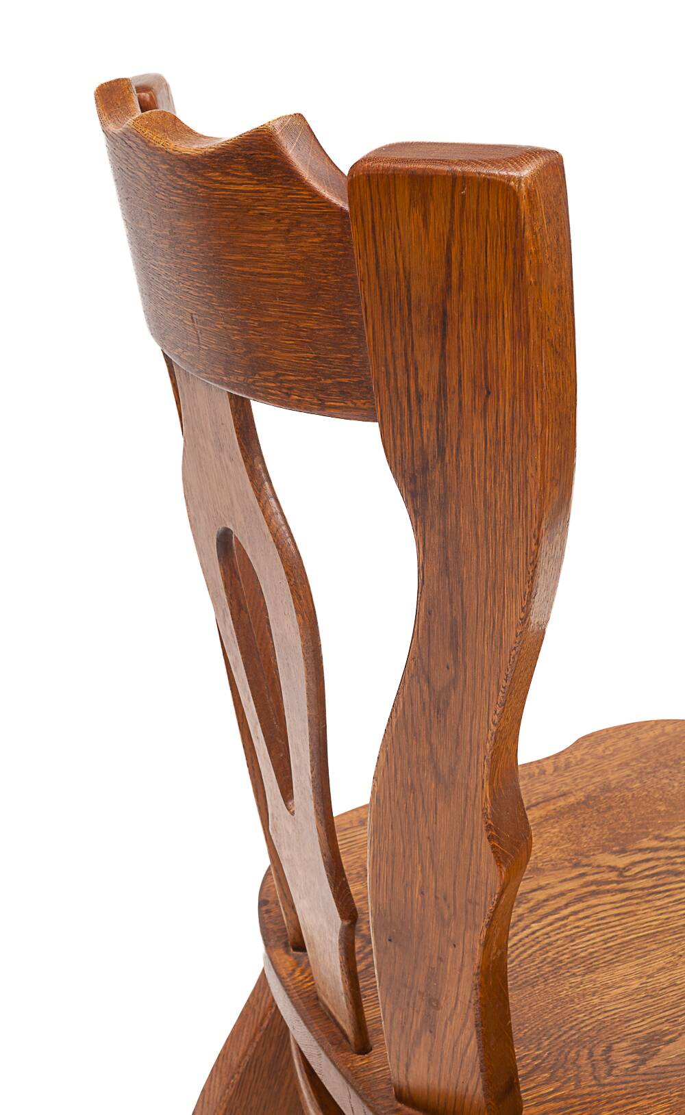 Set of 6 chairs by Guillerme and Chambron