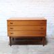 Vintage Scandinavian teak chest of drawers