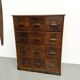 Antique 12-drawer workshop cabinet, circa 1900