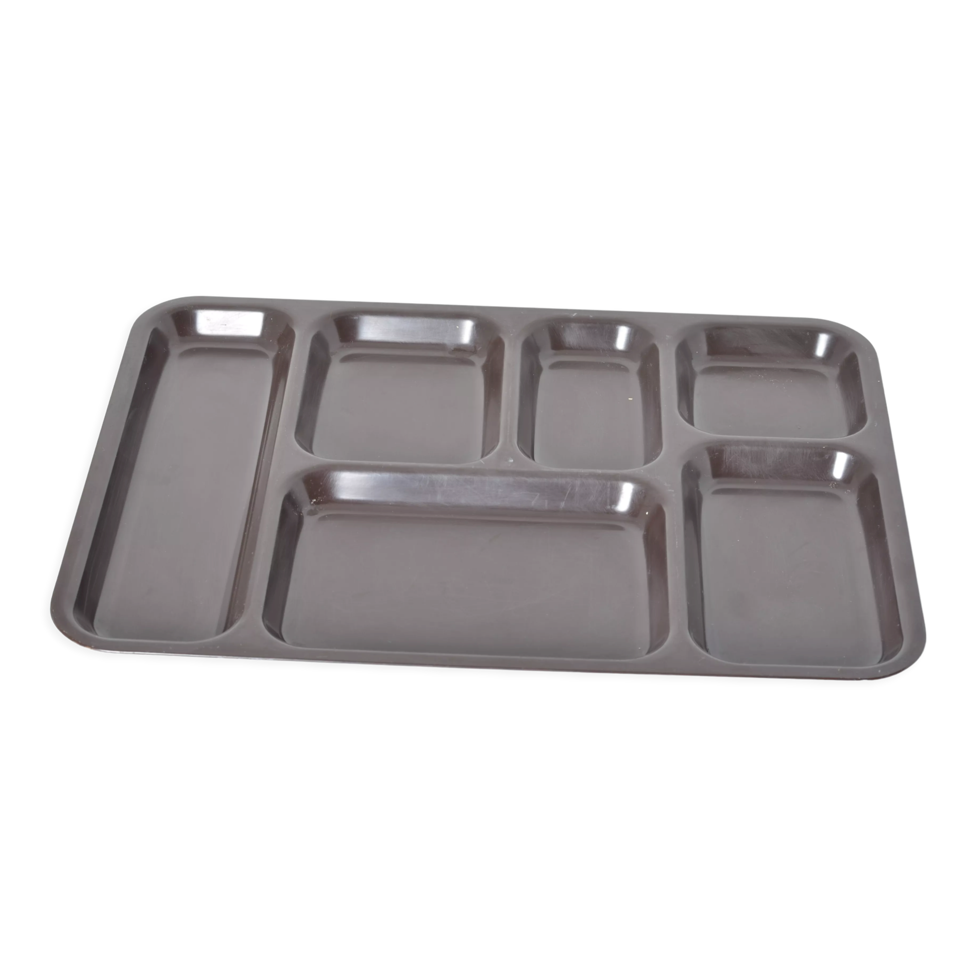 Compartmentalized meal tray 1970