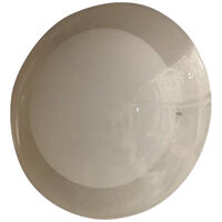 Contemporary multicolored reeds white murano glass wall sconce