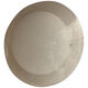 Contemporary multicolored reeds white murano glass wall sconce