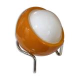 Orange table lamp in Bauhaus style