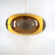 Suspension UFO Space Age yellow by Luigi Colani for Massiv, Belgium, 1970