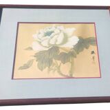 3 Chinese floral paintings on silk