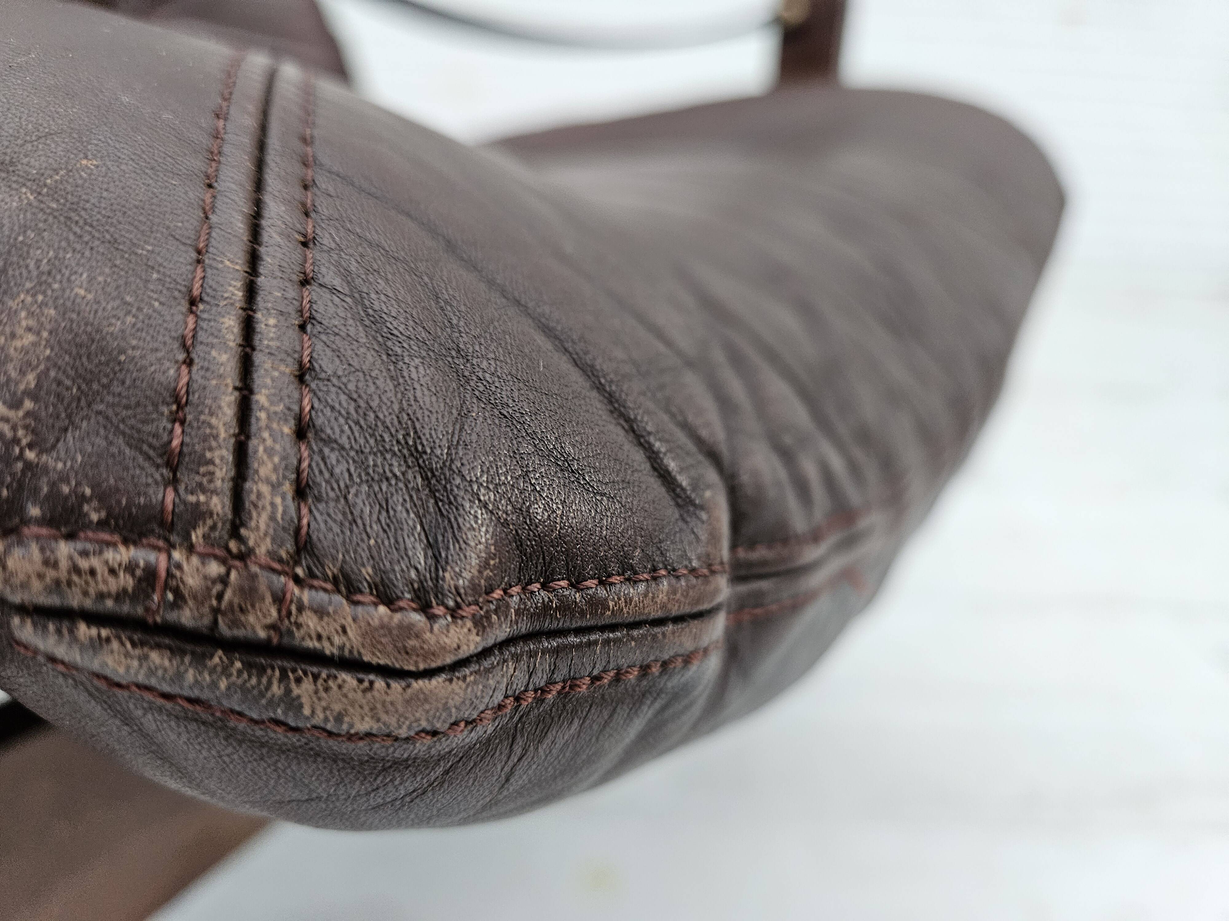 1970s, Norwegian design by Torbjørn Afdal, "Hunter" chair, leather.