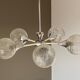 Chandelier "SPUTNIK". 1970. Space age.