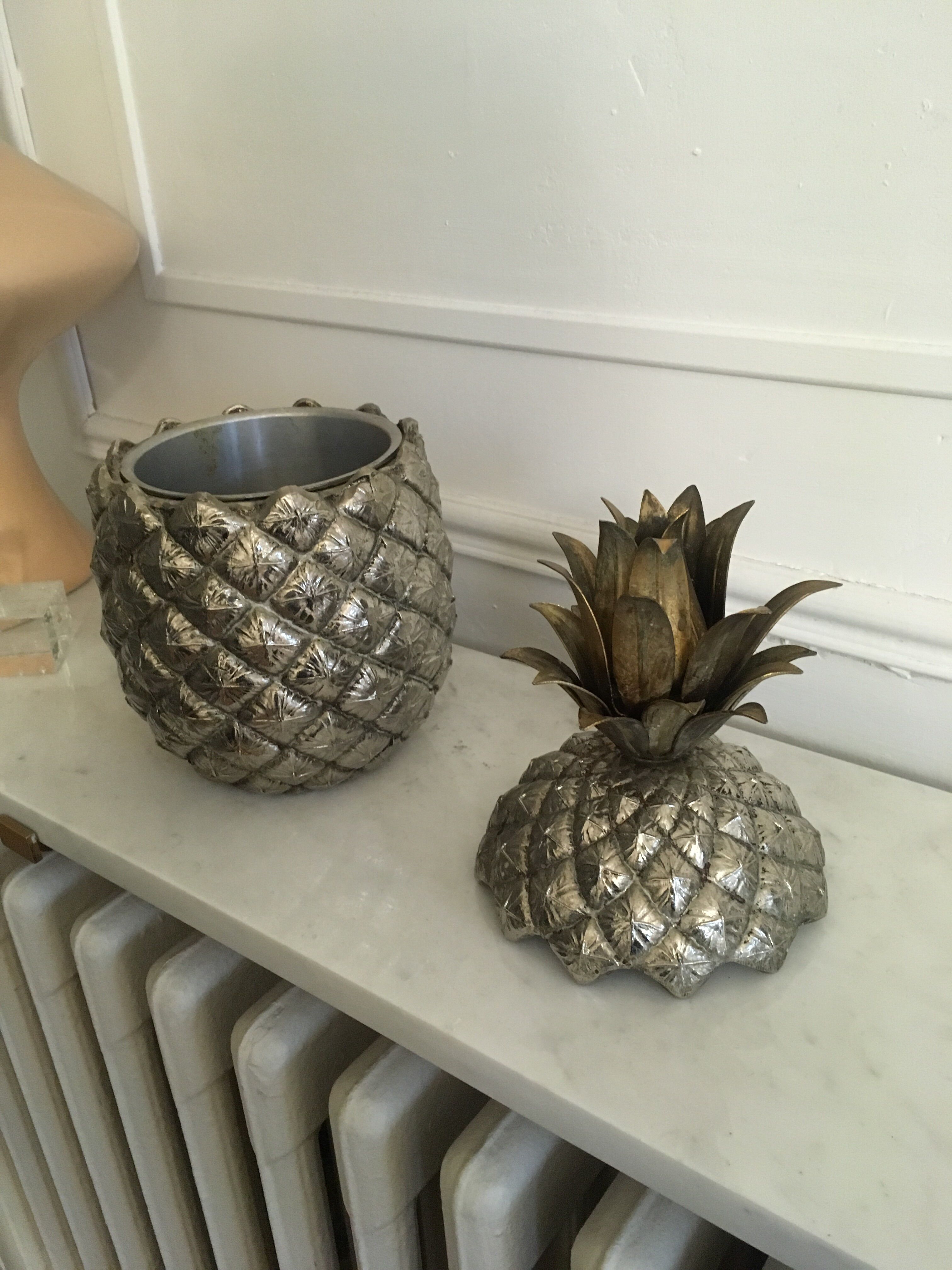 Mauro Manetti vintage pineapple ice bucket
