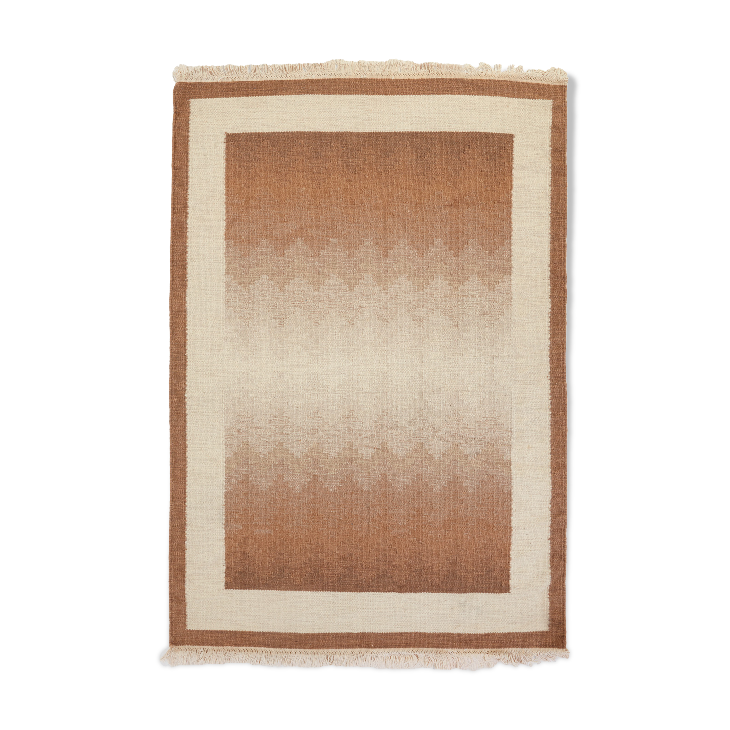 Scandinavian mid-century modern rug. 190 cm x 136 cm (75 x 53.5 in).